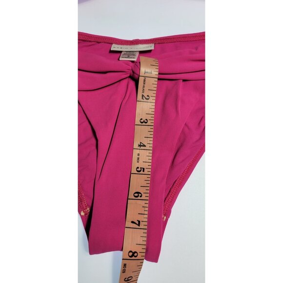 Robin Piccone Bikini Swim Top Underwire  Cup D Fuisha Bottom High Weist Sz M#0 - Picture 9 of 10